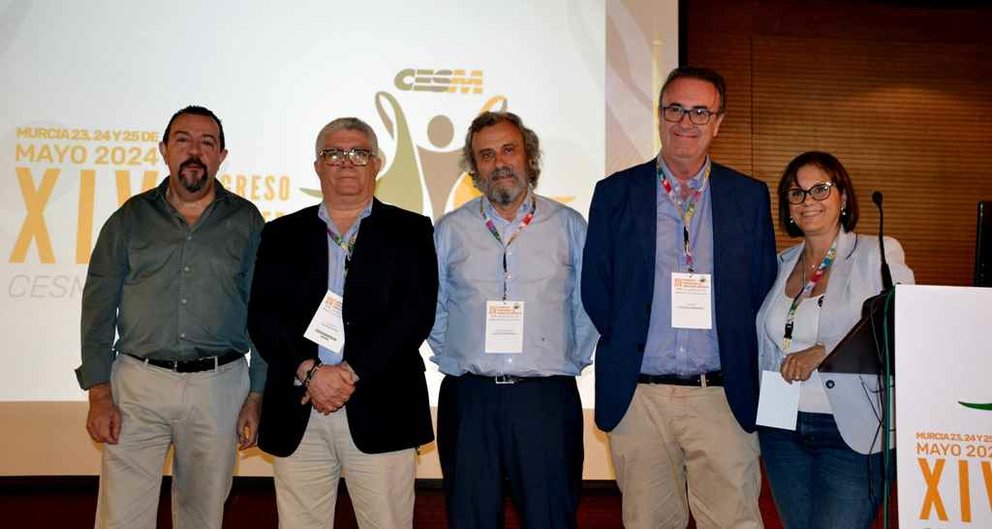 CESM® I José María Soto, Clemente Casado, Miguel Lázaro, Víctor Pedrera y Mari Paz Moro.